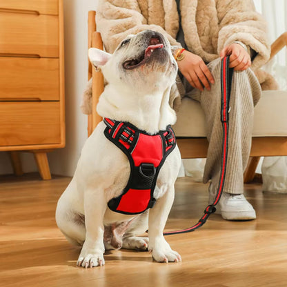 harnais-anti-traction-chien-rouge-bouledogue-francais
