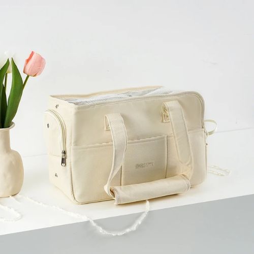 sac-de-transport-pour-chien-beige